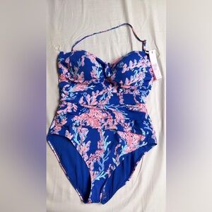 Lilly Pulitzer Swimsuit Borealis Blue